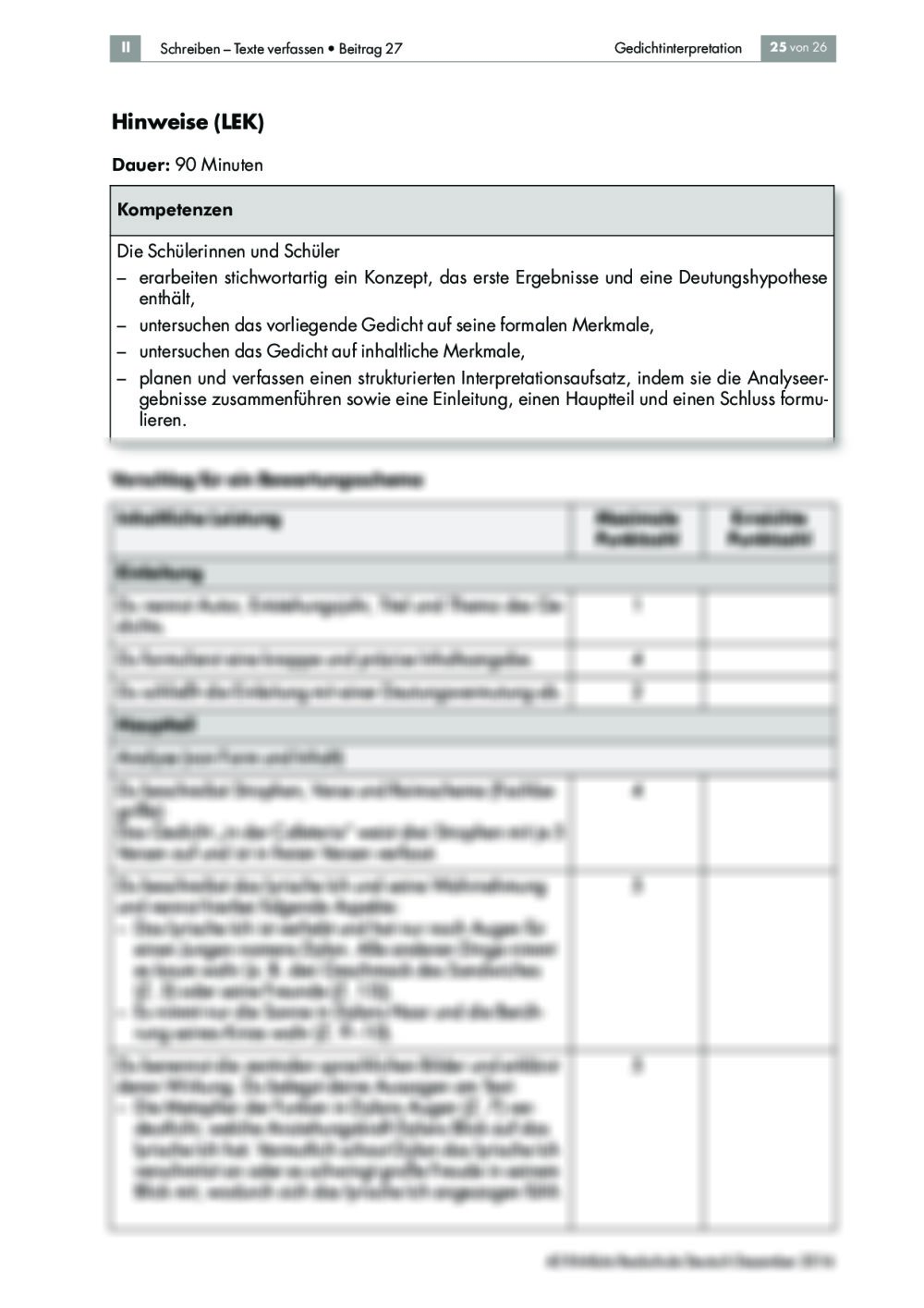 Schritt Für Schritt Zur Gedichtinterpretation In Klasse 7 Und 8 ...