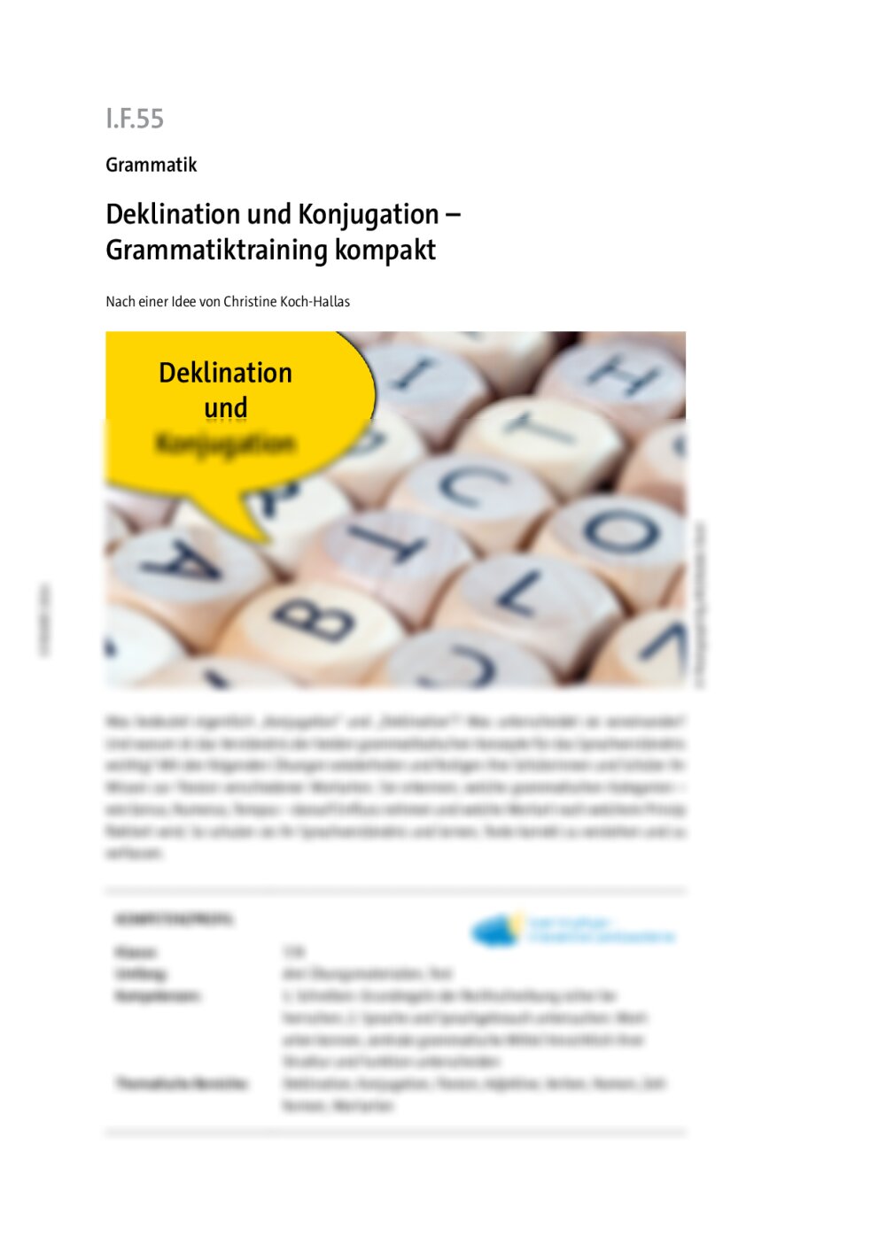 Deklination und Konjugation - Seite 1