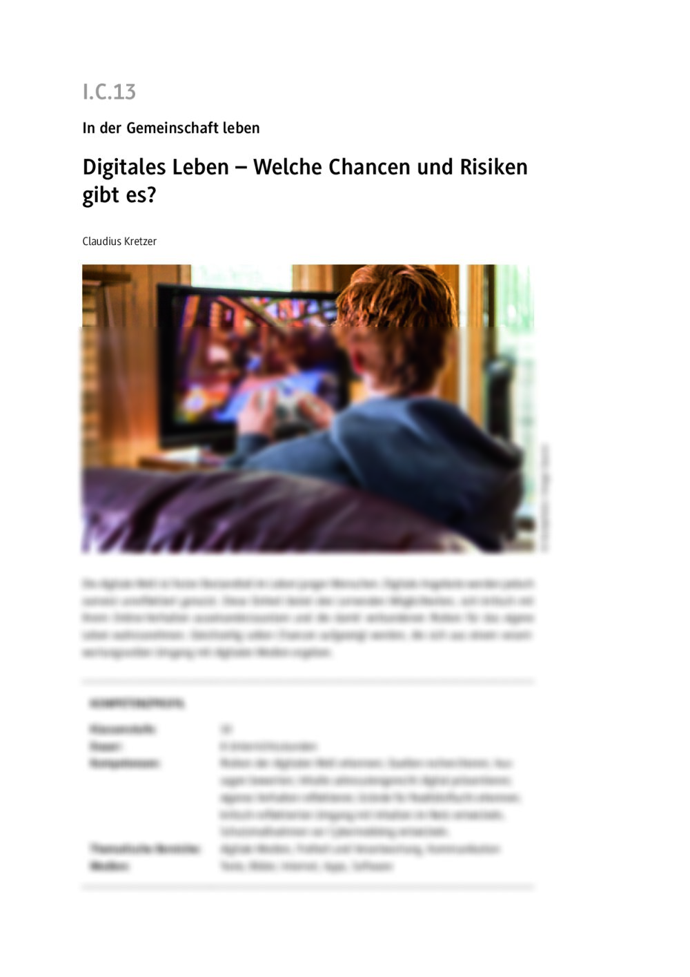 Digitales Leben - Seite 1