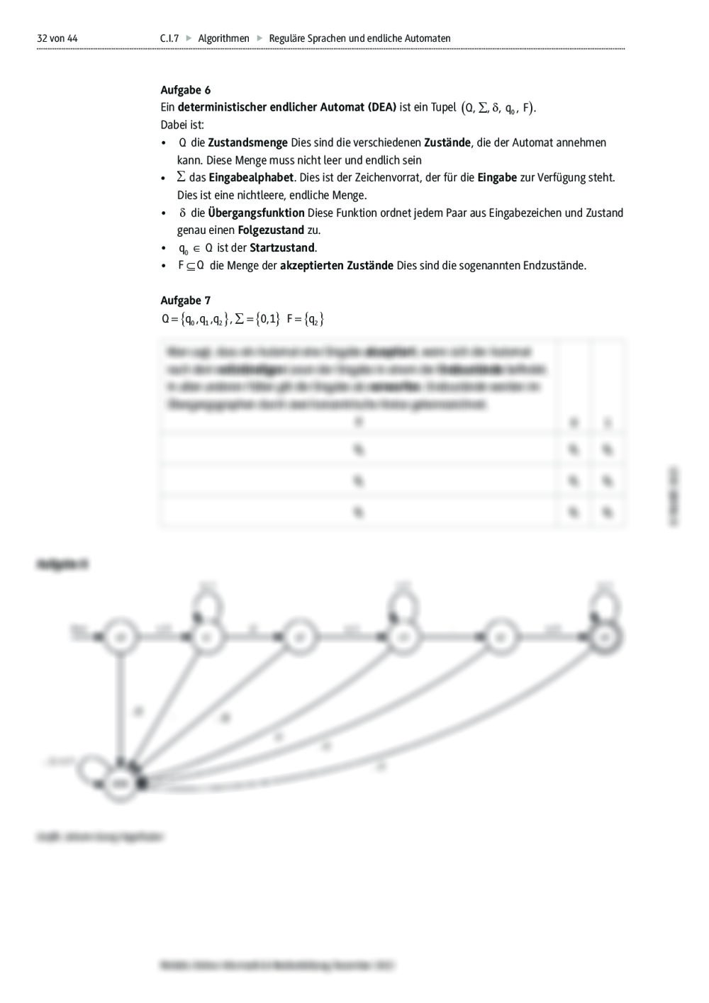 Theoretische Informatik: Reguläre Sprachen Und Endliche Automaten ...