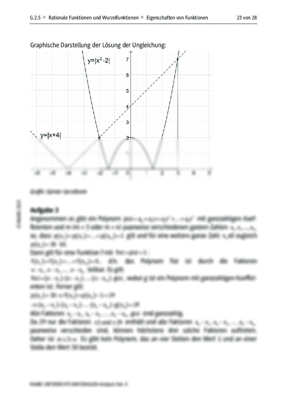 Eigenschaften Von Funktionen | RAAbits Online