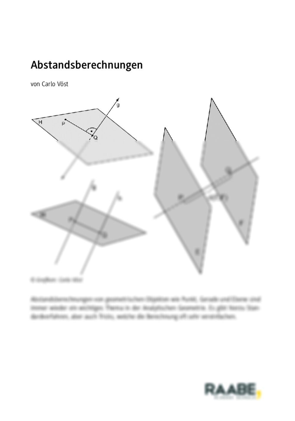 Abstandsberechnungen - Seite 1