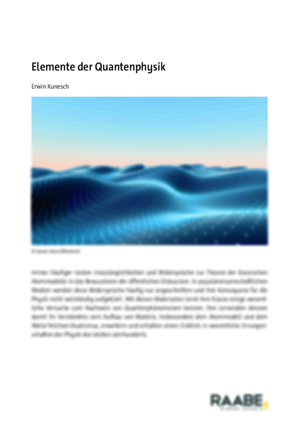 Elemente der Quantenphysik - Seite 1