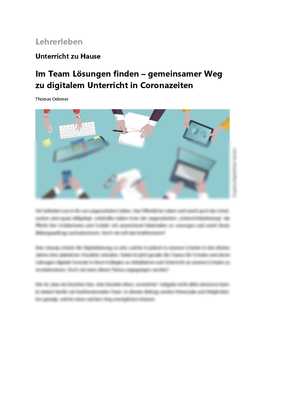 Im Team Lösungen finden - Seite 1