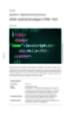 JavaEinheit: Script-Grundlagen in HTML